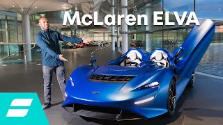 New McLaren Elva The £14m hypercar with no windscreen [upl. by Esinek743]