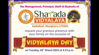 SHARADA VIDYALAYA  VIDYALAYA DAY CELEBRATION  2023 [upl. by Sonnnie952]