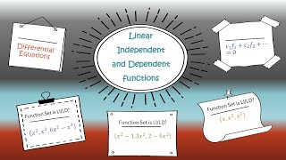 DE  Linear Independent and Dependent functions [upl. by Sylas68]