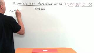 Nachweis der Halogenid  Ionen 1 Einzelnachweise  Chemie  Analytische Chemie [upl. by Cecily288]