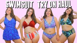 Curvy Bikini Try On Haul Swimsuits For Spring Break 2018 [upl. by Tyoh]