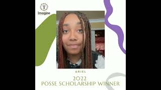 Ariel  2022 Posse Scholarship Winner [upl. by Ihab]