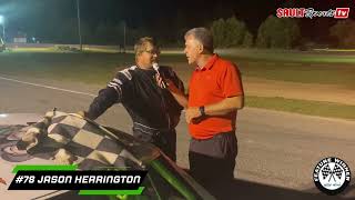 LAIRD RACEWAY POST RACE WITH MODIFIED FEATURE WINNER 78 JASON HERRINGTON [upl. by Abdulla944]