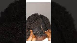 how I straighten natural 4c hair without heat [upl. by Schuman692]