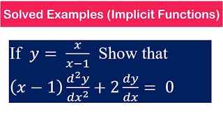 Differentiation of Implicit Functions  SHS 2 ELECTIVE MATH [upl. by Jon]