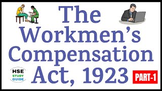 Workmens Compensation Act 1923 workmen compensation act in hindi labour welfare law bcom 5th Sem [upl. by Assyl]