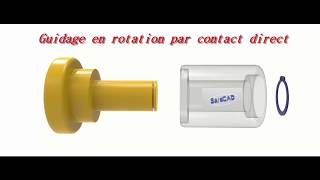 Guidage en rotation par contact direct [upl. by Yesmar]