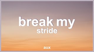 Matthew Wilder  Break My Stride Lyrics [upl. by Nera424]