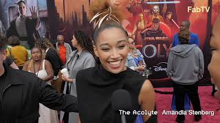 The amazing Amandla Stenberg arrives at quotThe Acolytequot Launch Event Takes Hollywood [upl. by Ainahtan]