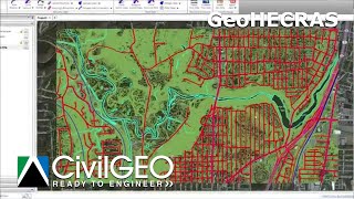 Adding and Georeferencing an AutoCAD Drawing to a HECRAS Model  CivilGEO [upl. by Mariele]