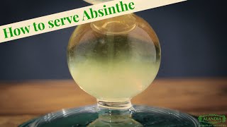 How to serve Absinthe The Magic of the Louche [upl. by Yllom]