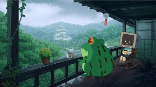 peaceful rainy day lofi 🌧 calm your anxiety relaxing music chill lofi hip hop beats [upl. by Barbabra]