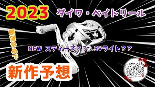 【願望多め】2023ダイワ・新作ベイトリール予想‼️スティーズ来るか⁉️まさかのSVライト⁉️新製品 [upl. by Navis]