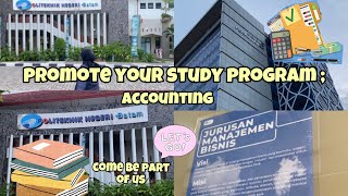 Short Video of Service Promotion  Accounting Study Program ENGLISH  POLIBATAM [upl. by Recha671]