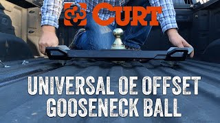 Curt Universal OE Offset Gooseneck Ball [upl. by Los]