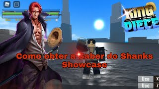 Como obter a lendária Saber do ShanksShowcase no King PieceSabre do Shanks King Legacy [upl. by Ursola]