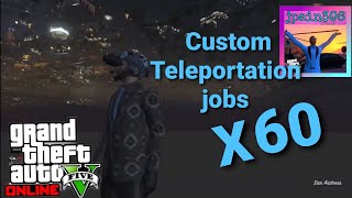 Job Teleport X60 locations seen in this video Custom Jobs Under the Map GTA online [upl. by Vivi]