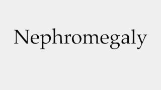 How to Pronounce Nephromegaly [upl. by Tillfourd]