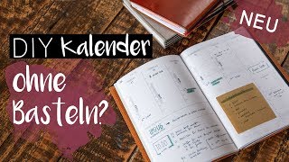 DIY Kalender ohne Basteln Fertiger KreativgefühlKalender bei X17 [upl. by Retsbew]