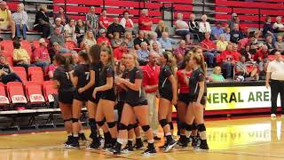 Mineral Area College vs Kaskaskia  Volleyball  1052017 [upl. by Mialliw]