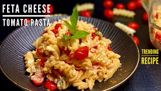 Tomato Feta Cheese Pasta  टोमेटो पास्ता  Tomato Pasta  Pasta Recipe  Desi Pasta [upl. by Notak]