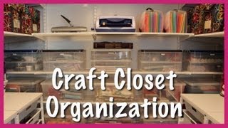 Craft Closet Organization [upl. by Madora128]