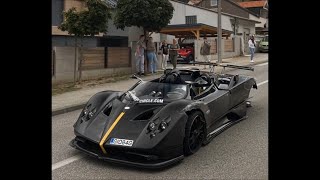 15 Million 1 of 3 Pagani Zonda HP Barchetta crash head on into other car [upl. by Iggie159]