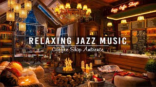 Relaxing Ballads Jazz Music for Stress Relief ☕ Cafe Shop Space amp Smooth Jazz Instrumental Music [upl. by Aneetsyrk]