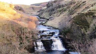 Northumberland country Walk  Hadrians WallGilslandRiver Irthing to Thirlwall Castle round [upl. by Dragoon798]