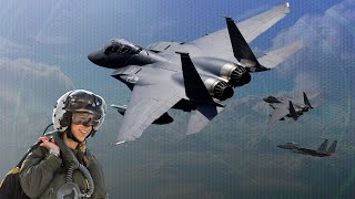 F15 Female Pilots HeartStopping Encounter [upl. by Emmons193]