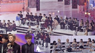 ENG SUBS 200105 Idols Reaction to BTS Album Daesang  Golden Disk Awards [upl. by Ahtibbat4]