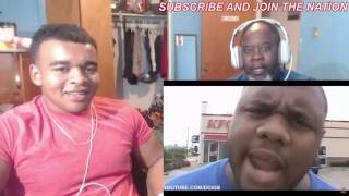 BLACK MAN ANGRY AT KFC by siggas REACTION [upl. by Kazmirci]