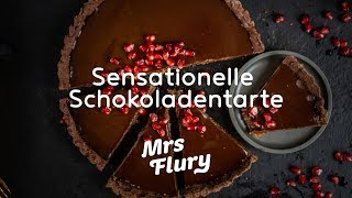 Sensationelle Schokoladentarte vegan  ideal zum Vorbereiten  Dessert für die Festtage [upl. by Lorusso588]