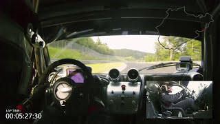 Pagani Zonda R  Nurburgring lap [upl. by Wood127]