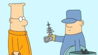 Dilbert Impossible Goal and AntiStupidious Gun Video [upl. by Lytsirhc]