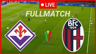 🔴LIVE FiorentinaBologna  Quarti di finale Coppa Italia 2024 Partita completa di oggi Highlights [upl. by Esiocnarf]