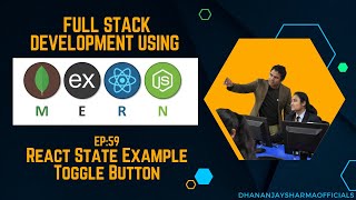 59 How to create toggle button in react js  Full Stack Development using MERN [upl. by Aletha]