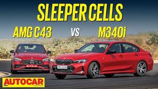 MercedesAMG C43 vs BMW M340i  Best sports sedan under Rs 1 crore  Comparison  autocarindia1 [upl. by Luciano]