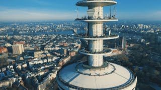 Hamburger Fernsehturm  TV Tower Hamburg  4K [upl. by Sharity]