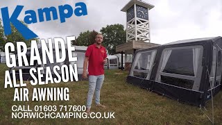 Kampa Dometic Grande 330  390 All Season Caravan Awning Review [upl. by Noval]