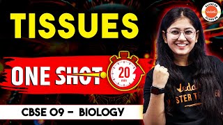 Class 9 Tissues One Shot Revision in 20 Minutes  Class 9th Biology  CBSE 2025 [upl. by Soo]