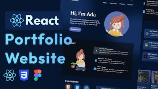 Complete React Portfolio Website Tutorial  Build amp Deploy  Beginners Tutorial [upl. by Toland860]