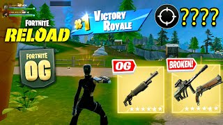 OG Fortnite Reload  High Kill Gameplay  Keyboard amp Mouse [upl. by Arreyt665]