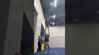 cheer cheerleading cheersport schoolsports stunt competitivecheer sports teamsports [upl. by Olumor]