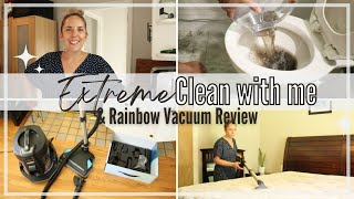 NEW 2023 EXTREME DEEP CLEAN WITH ME  RAINBOW VACUUM SRX REVIEW  Cleaning Motivation  How to [upl. by Arst]