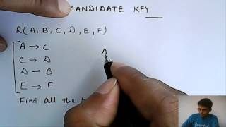 Finding Candidate Key  Database Management System [upl. by Khan]