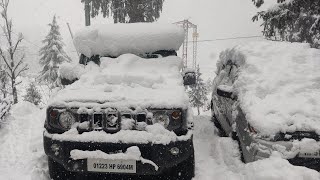 today heavy Snow fall in Solang valley ।। today live snowfall in Manali ।। manali snow fall।। manali [upl. by Berwick165]