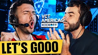 Tarik Reacts to Sentinels vs 100 Thieves  ELIMINATION MATCH  VCT Americas 2024 KICKOFF [upl. by Flower]