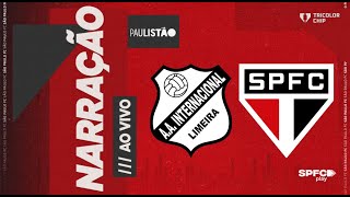 PAULISTÃO 2024  INTER DE LIMEIRA X SÃO PAULO  SPFC PLAY [upl. by Hinkel]