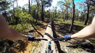 Kalamunda Circuit Mountain Biking  Mercury St Log Ride with GoPro [upl. by Niffirg934]